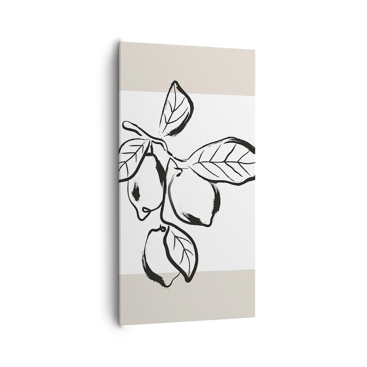 Bild auf Leinwand - Leinwandbild - Dort, wo Zitronen reifen… - 65x120 cm