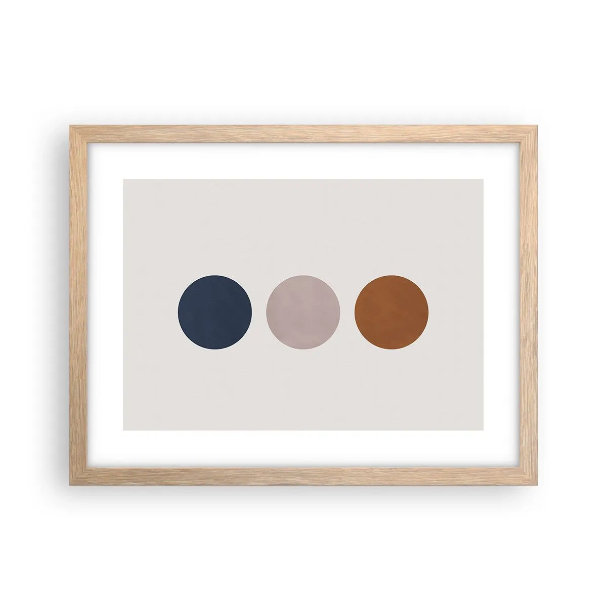 Poster in einem Rahmen aus heller Eiche - Ein Symbol für Exzellenz - 40x30 cm