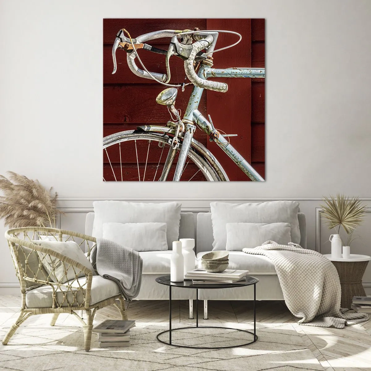 Glasbild - Bild auf glas - Geschaffen um zu siegen - 70x70 cm