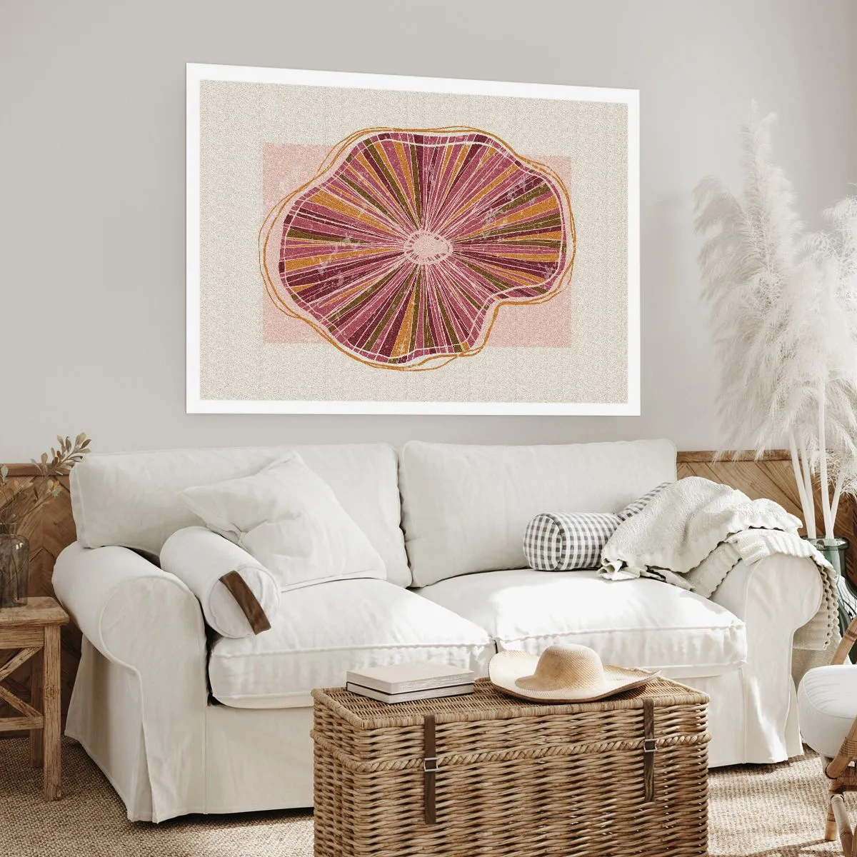Poster - Strahlende Abstraktion - 40x30 cm