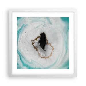 Poster in einem weißen Rahmen - Nach Innen eindringen - 40x40 cm