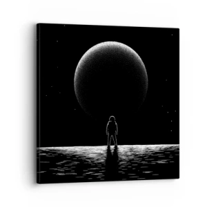 Bild auf Leinwand - Leinwandbild - Angesicht zu Angesicht - 30x30 cm