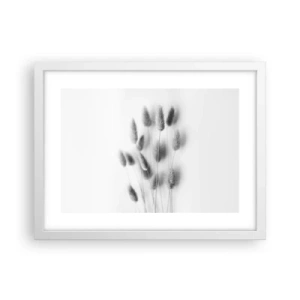 Poster in einem weißen Rahmen - Eure flauschige Grashoheit - 40x30 cm