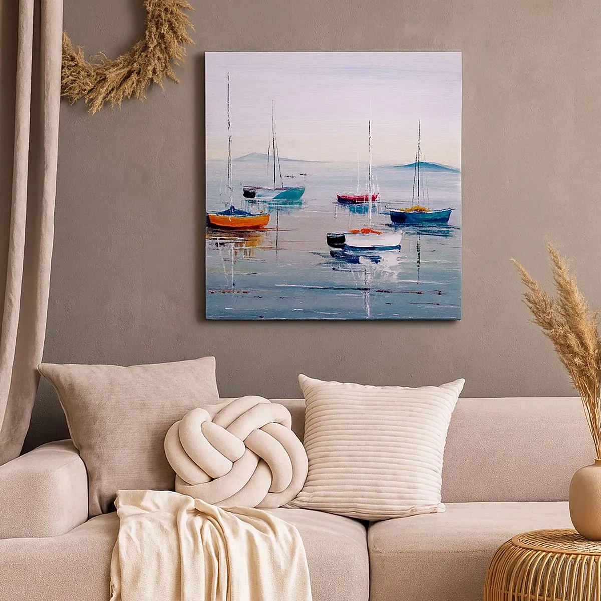 Bild auf Leinwand - Leinwandbild - Wohlverdiente Ruhe - 30x30 cm