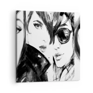 Bild auf Leinwand - Leinwandbild - Schönheit multipliziert - 50x50 cm
