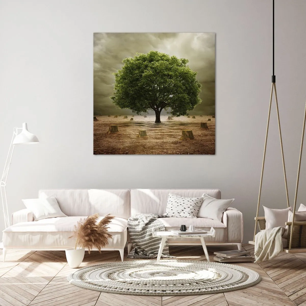 Bild auf Leinwand - Leinwandbild - Alle Hoffnung - 70x70 cm