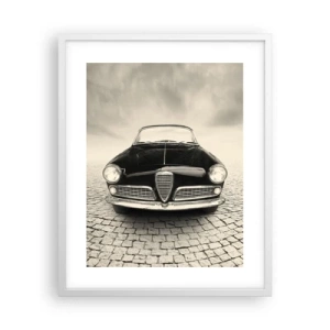 Poster in einem weißen Rahmen - Man muss mich einfach lieben - 40x50 cm