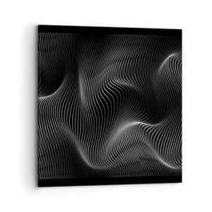 Bild auf Leinwand - Leinwandbild - Lichttanz im Raum - 70x70 cm