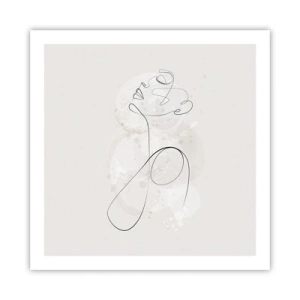 Poster - Die Spirale der Schönheit - 60x60 cm