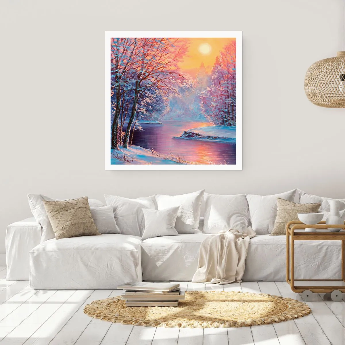 Poster - Die Farben des Winters - 30x30 cm