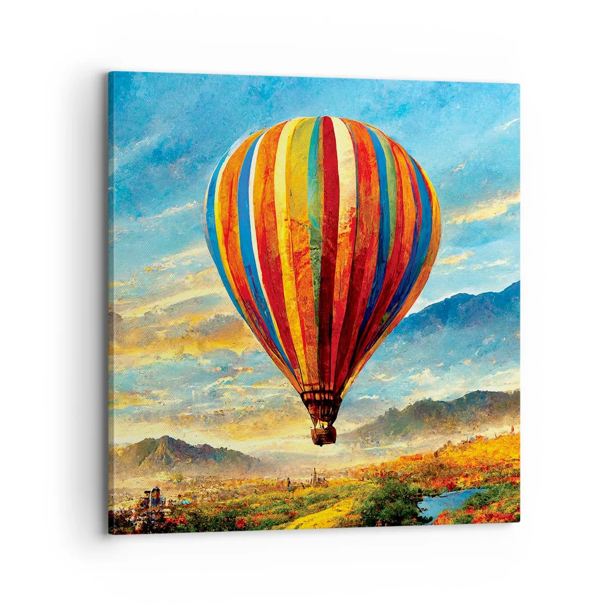 Bild auf Leinwand - Leinwandbild - In der Stille sieht man mehr - 70x70 cm