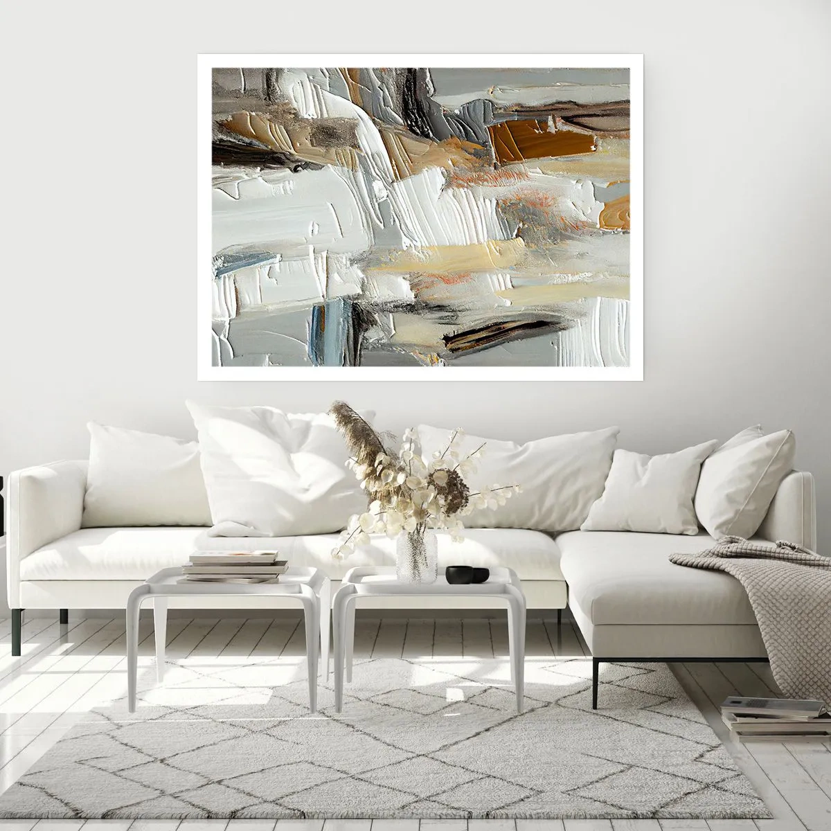 Poster - Bunte Schichten - 70x50 cm