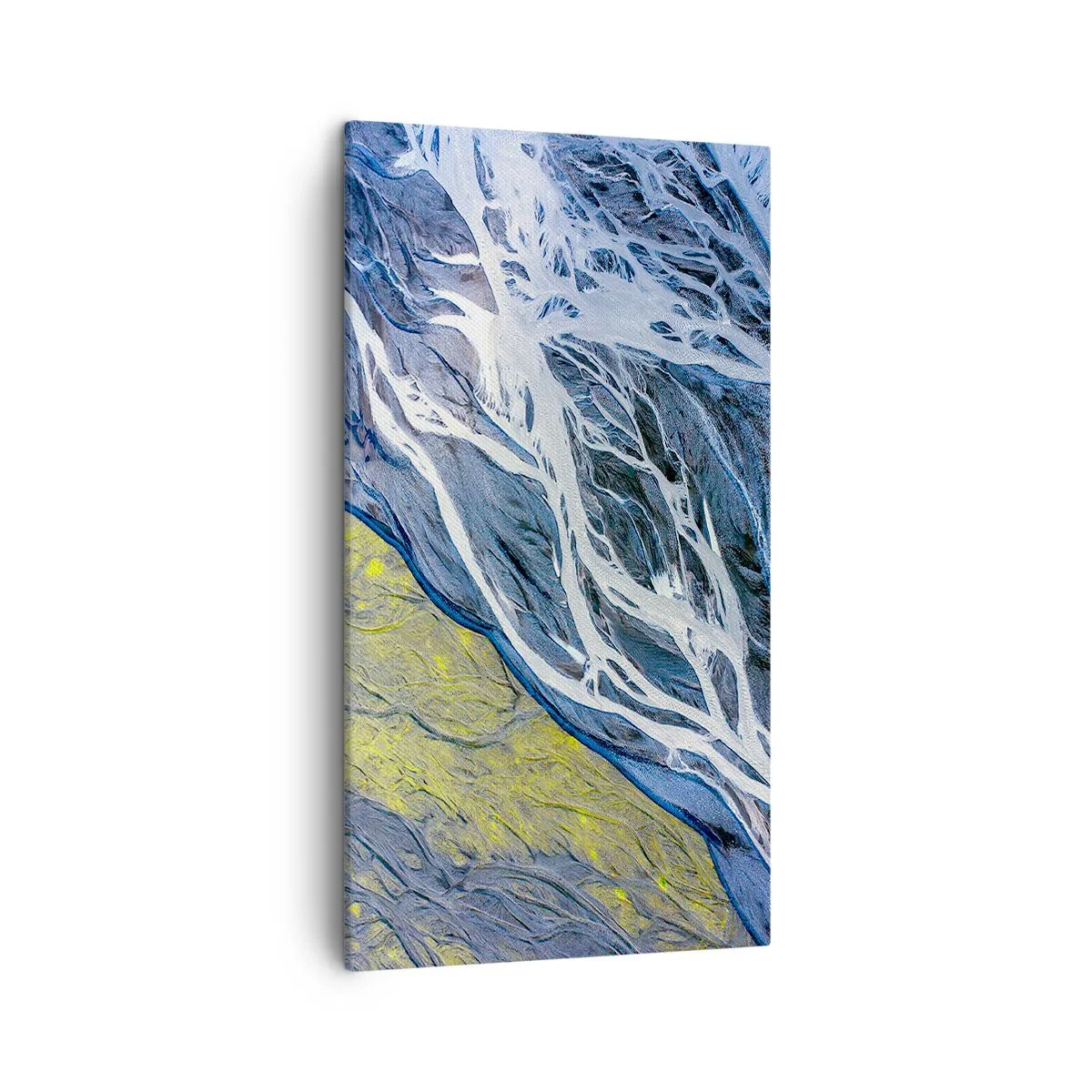 Bild auf Leinwand - Leinwandbild - Felsmalereien der Natur - 45x80 cm