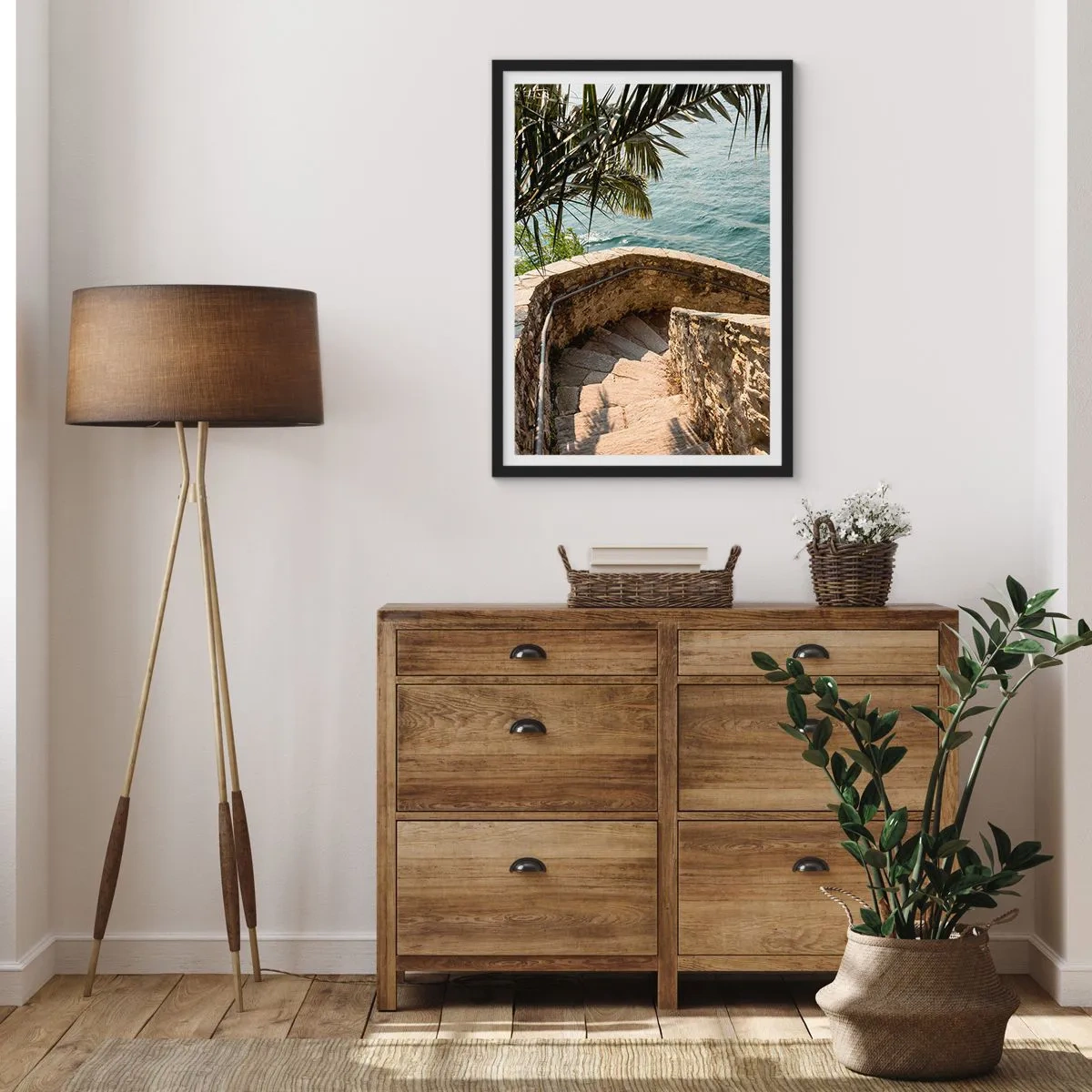 Poster in einem schwarzem Rahmen - Unter der Sonne Italiens - 30x40 cm
