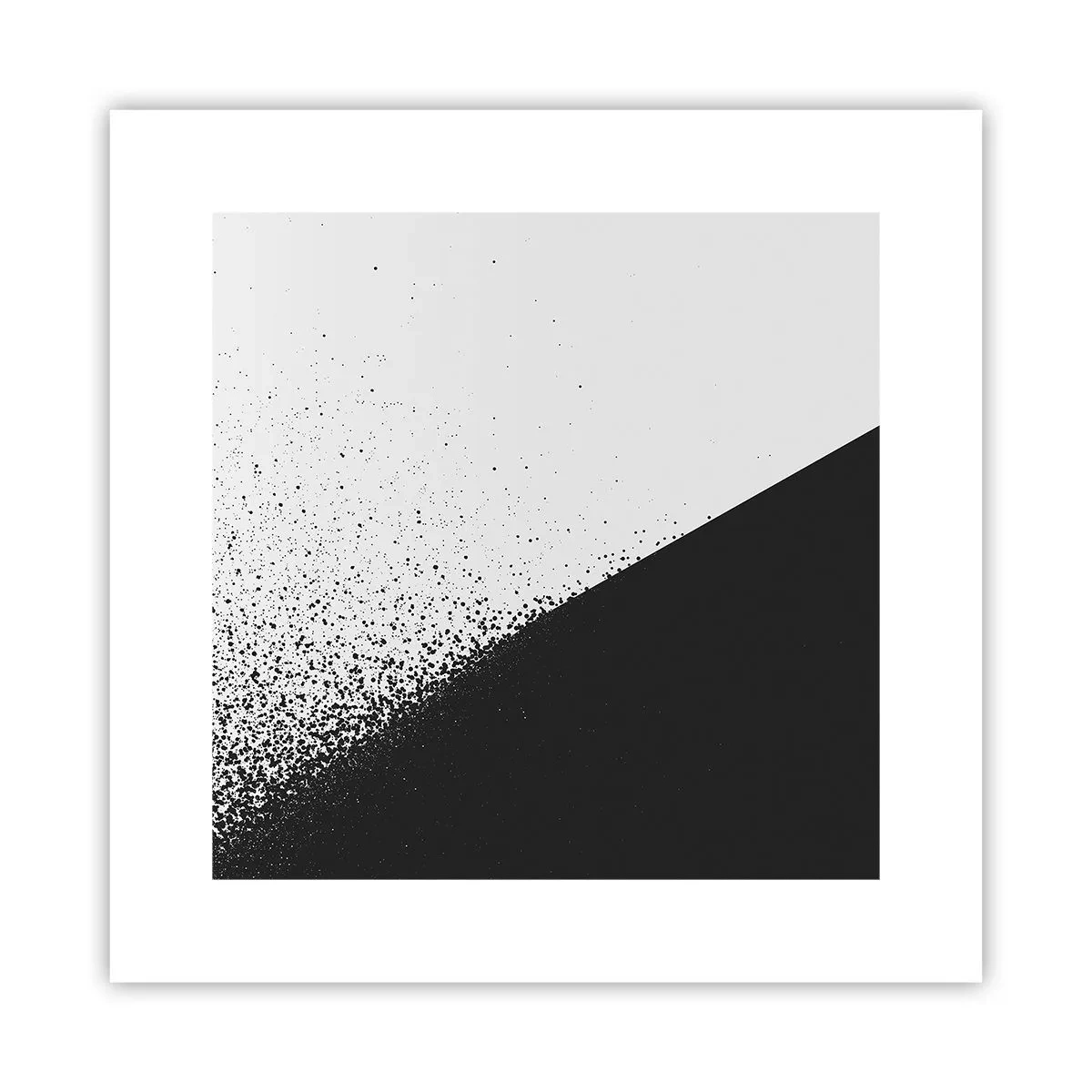 Poster - Immer schneller, immer mehr - 30x30 cm