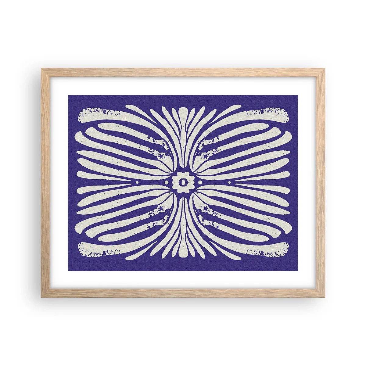 Poster in einem Rahmen aus heller Eiche - Ethnische Inspirationen - 50x40 cm