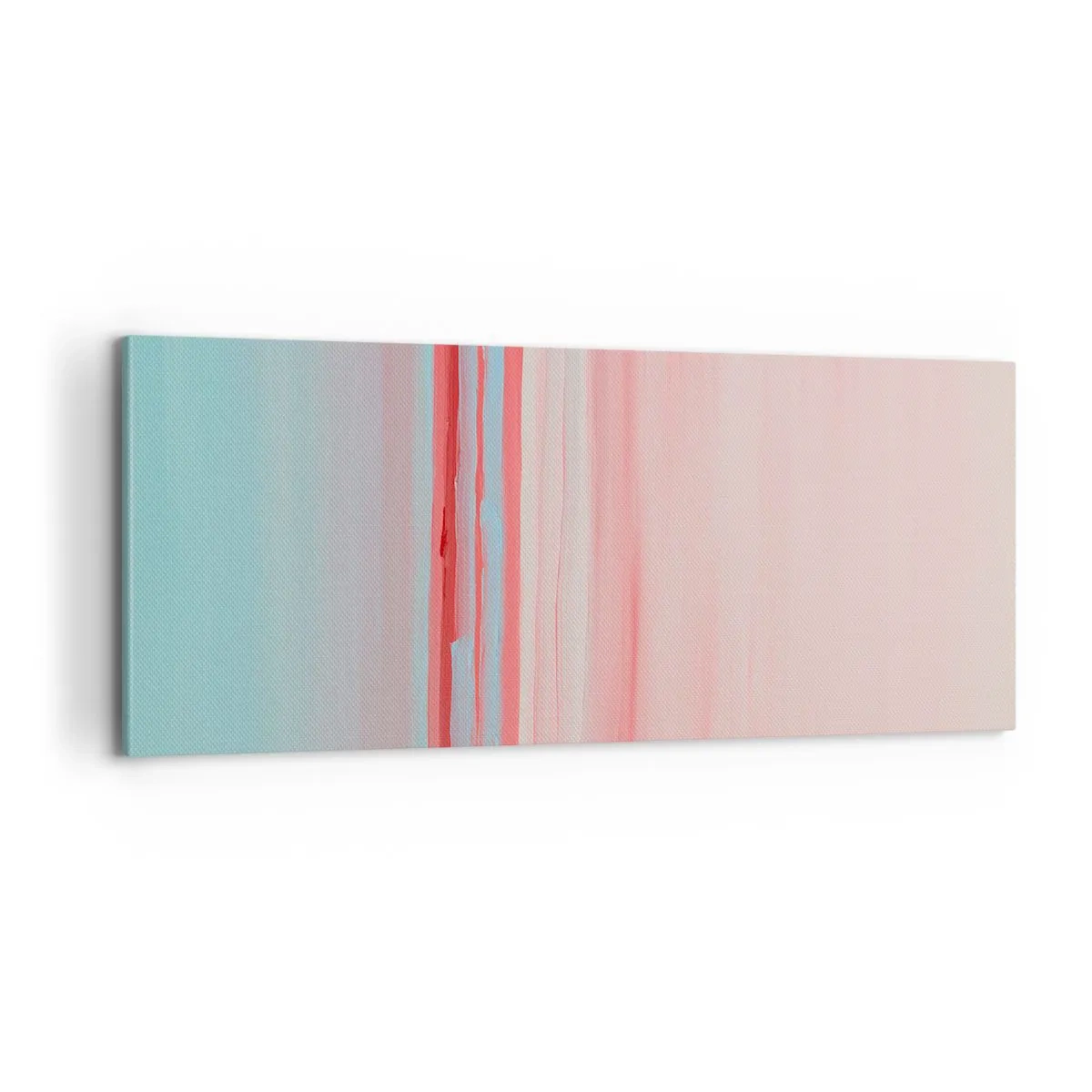 Bild auf Leinwand - Leinwandbild - Abstraktion im Morgengrauen - 100x40 cm