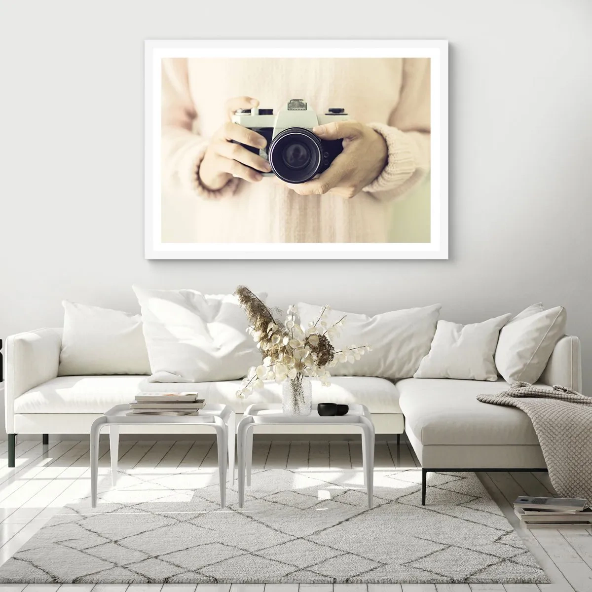 Poster in einem weißen Rahmen - Um mehr zu sehen ... - 40x30 cm