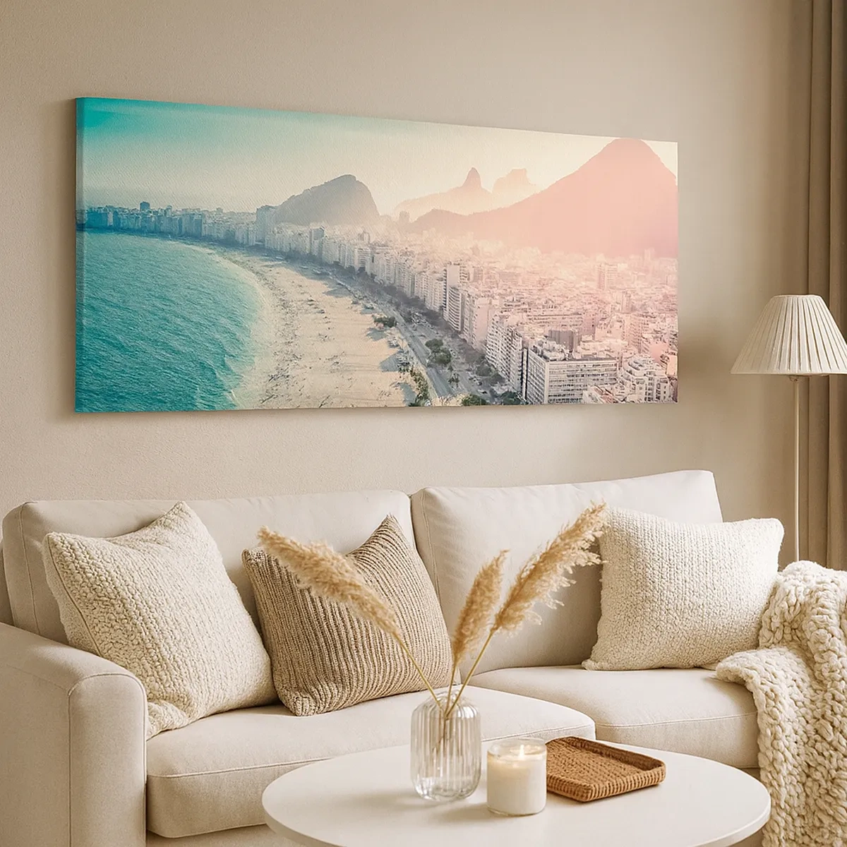 Bild auf Leinwand - Leinwandbild - Ewiger Urlaub in Rio - 30x30 cm