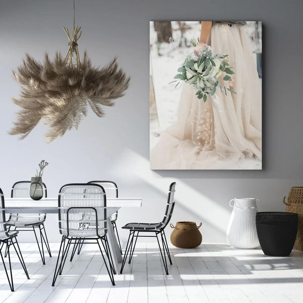 Bild auf Leinwand - Leinwandbild - Und sie lebten glücklich bis ans Ende - 80x120 cm