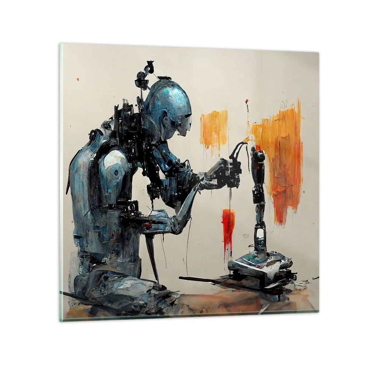 Glasbild - Bild auf glas - Schon morgen… - 70x70 cm