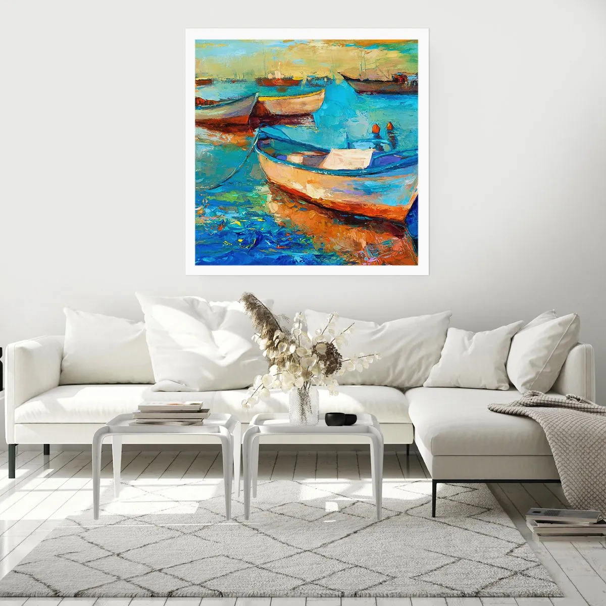 Poster - In der südlichen Bucht - 60x60 cm
