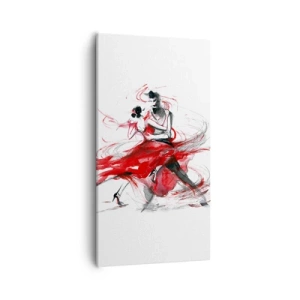 Bild auf Leinwand - Leinwandbild - Tango – der Rhythmus der Leidenschaft - 55x100 cm