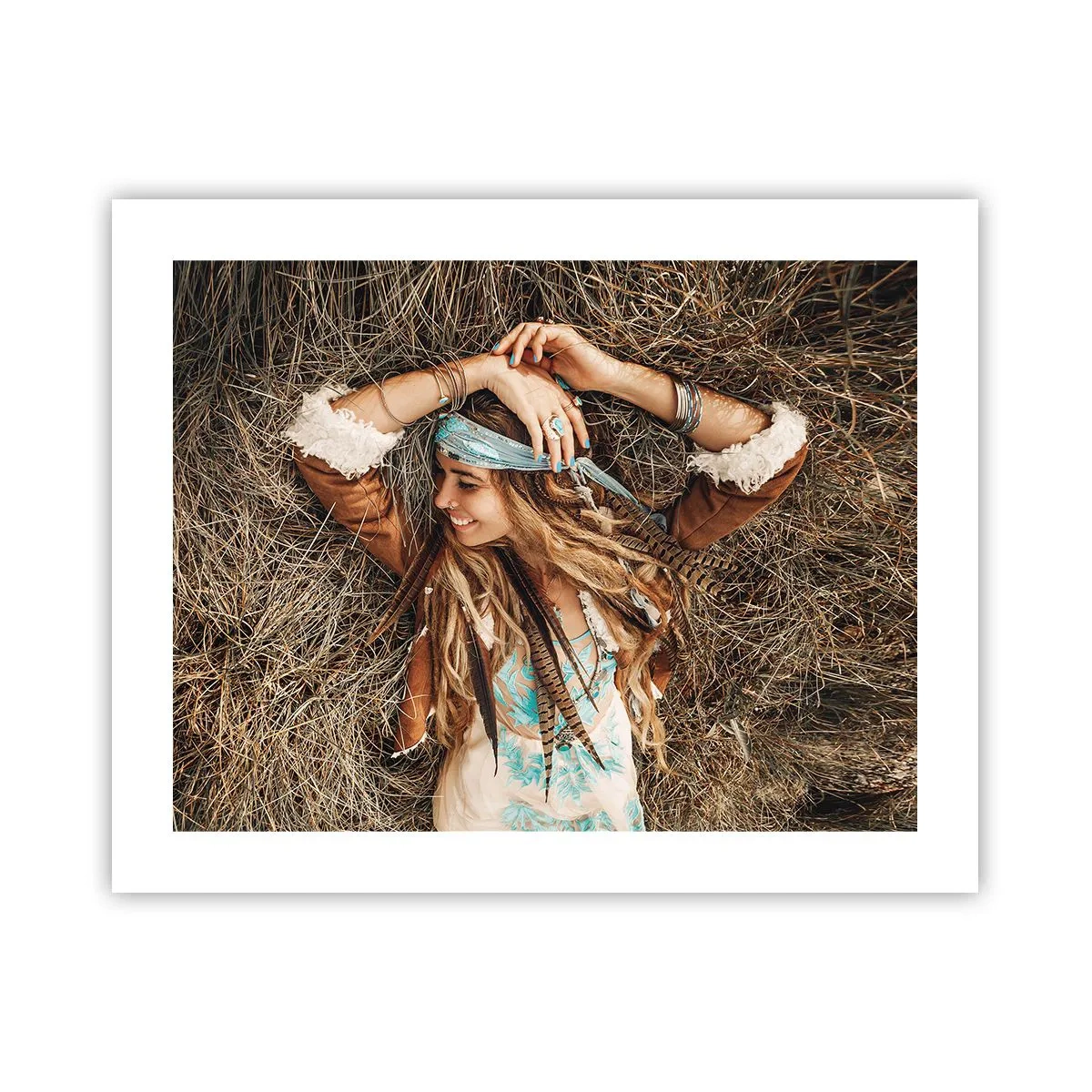 Poster - Auf dem Weg in den Sommer der Liebe - 50x40 cm