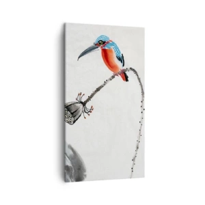 Bild auf Leinwand - Leinwandbild - Das Leben der Wiese - 45x80 cm