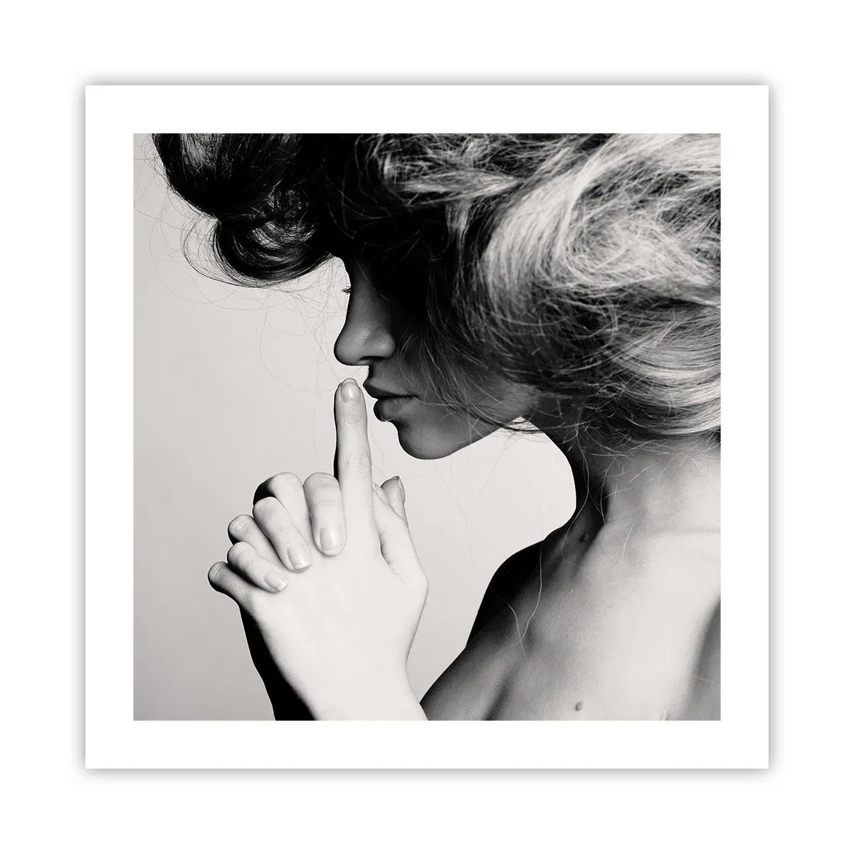 Poster - Auf sich selbst hören - 50x50 cm