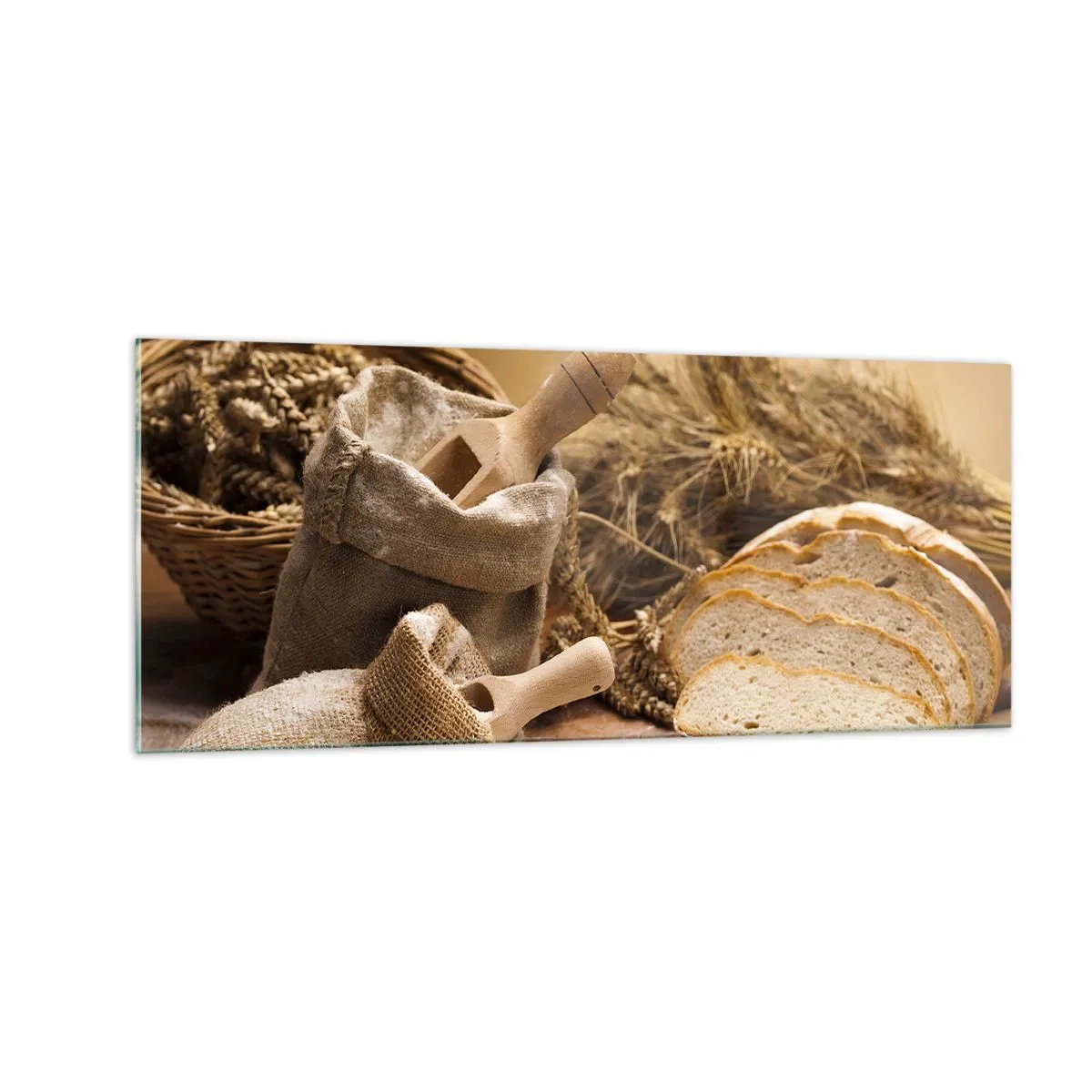 Glasbild - Bild auf glas - Wie mit einem Messer geschnitten - 100x40 cm