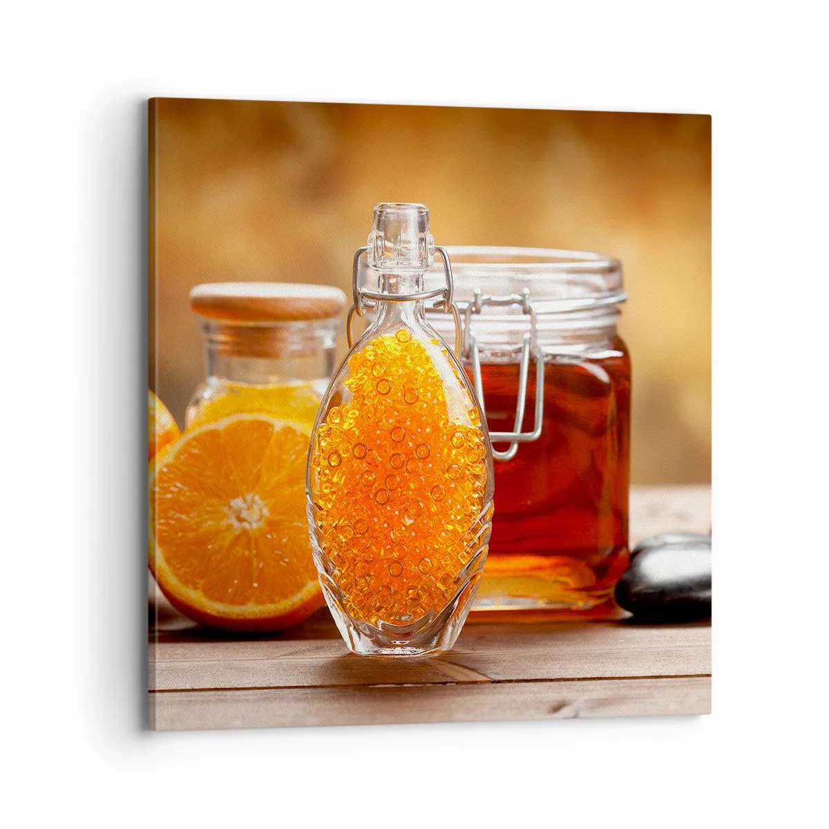 Bild auf Leinwand - Leinwandbild - Sonnige Aromen und Düfte - 70x70 cm