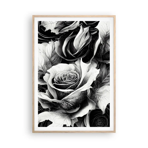 Poster in einem Rahmen aus heller Eiche - Immer Königin - 70x100 cm