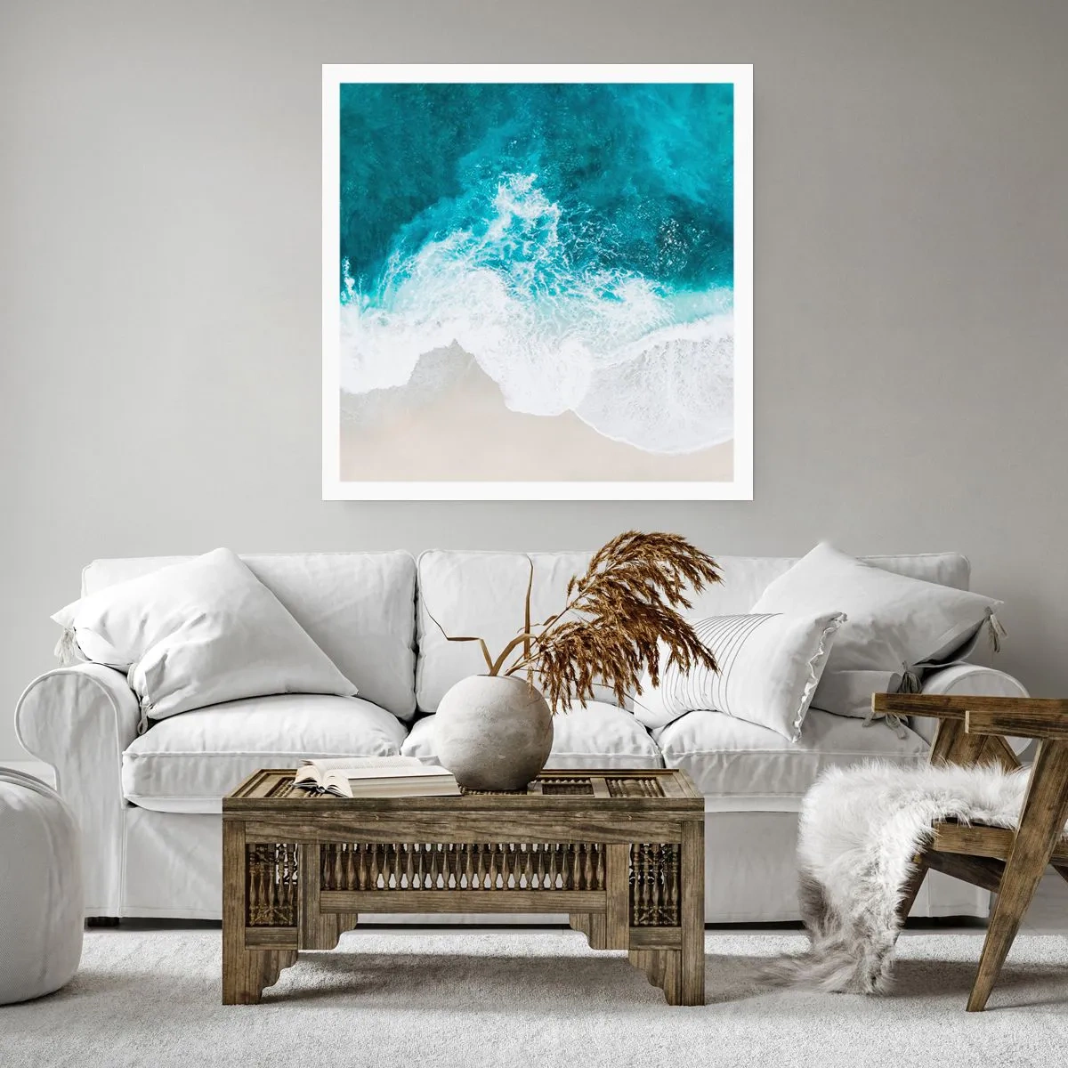 Poster - Natürliche Liebkosung - 30x30 cm