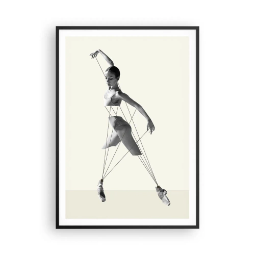 Poster in einem schwarzem Rahmen - Im Theater der Welt - 70x100 cm