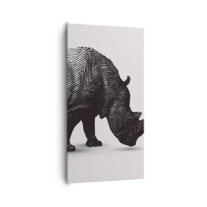 Bild auf Leinwand - Leinwandbild - Geometrische Schönheit der Natur - 65x120 cm