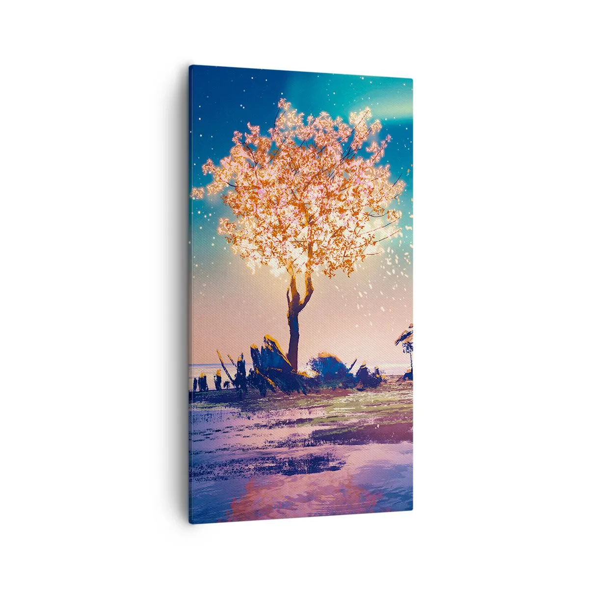 Bild auf Leinwand - Leinwandbild - Die Natur vergeht nicht - 55x100 cm