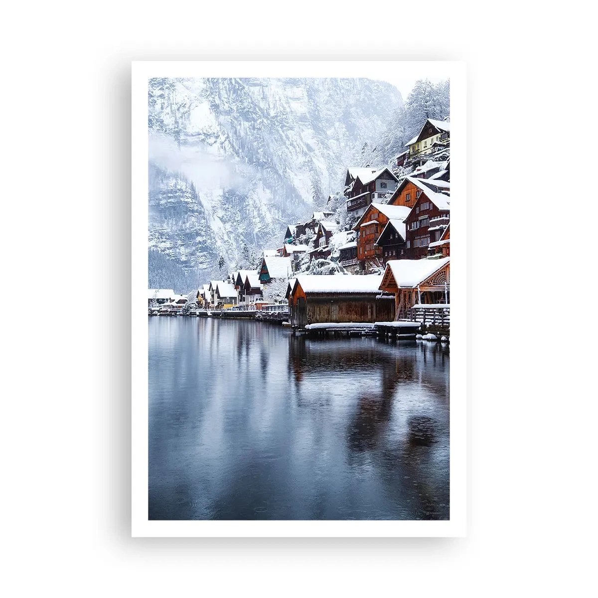 Poster - In winterlicher Dekoration - 70x100 cm