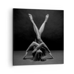 Bild auf Leinwand - Leinwandbild - Die Geometrie der Nacktheit - 50x50 cm