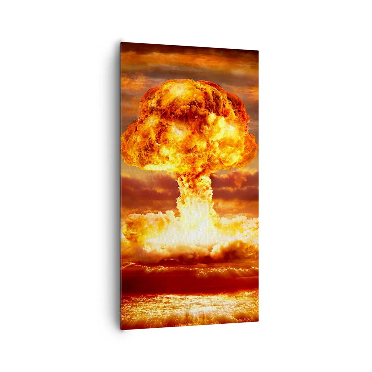 Bild auf Leinwand - Leinwandbild - Und das Ende wird kommen - 65x120 cm