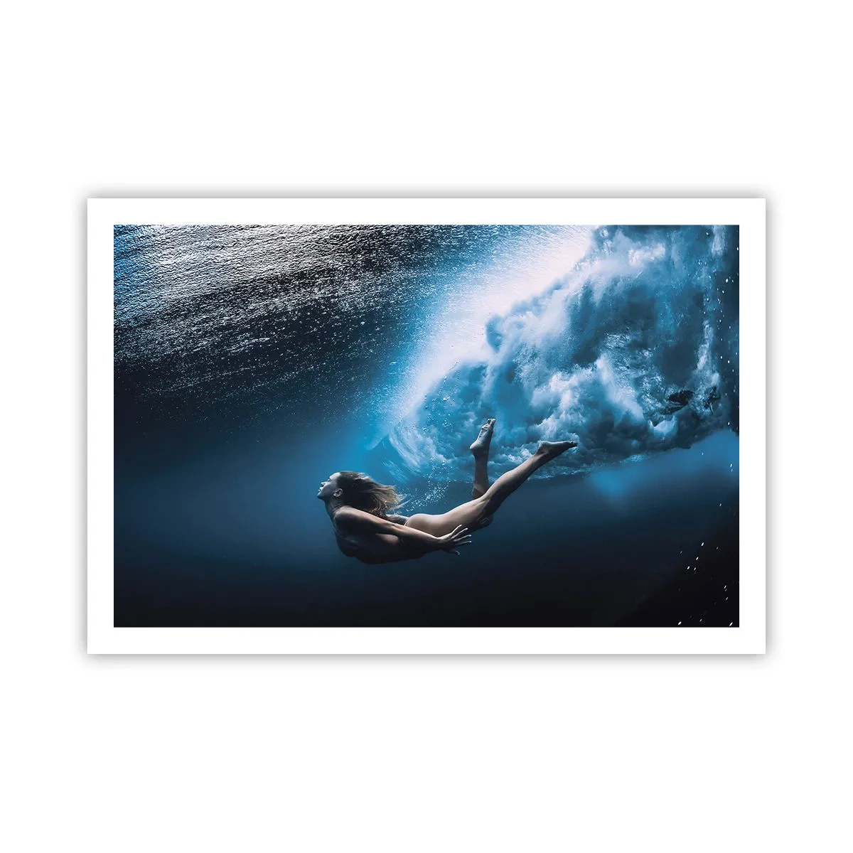 Poster - Moderne Meerjungfrau - 91x61 cm