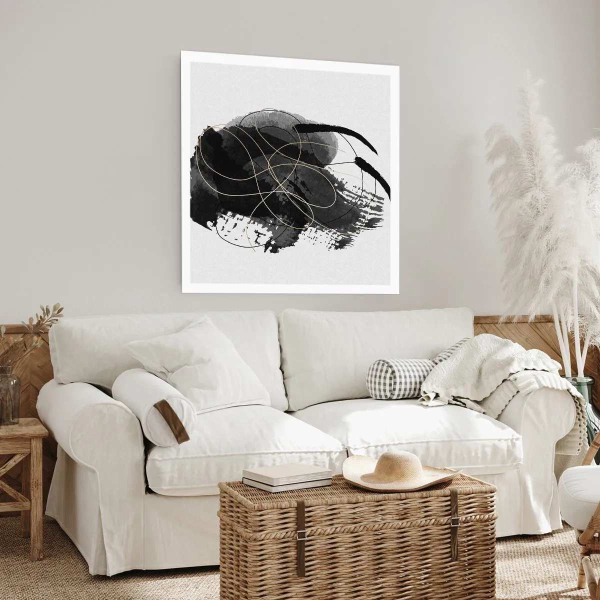 Poster - Aus Schwarz entstanden - 30x30 cm