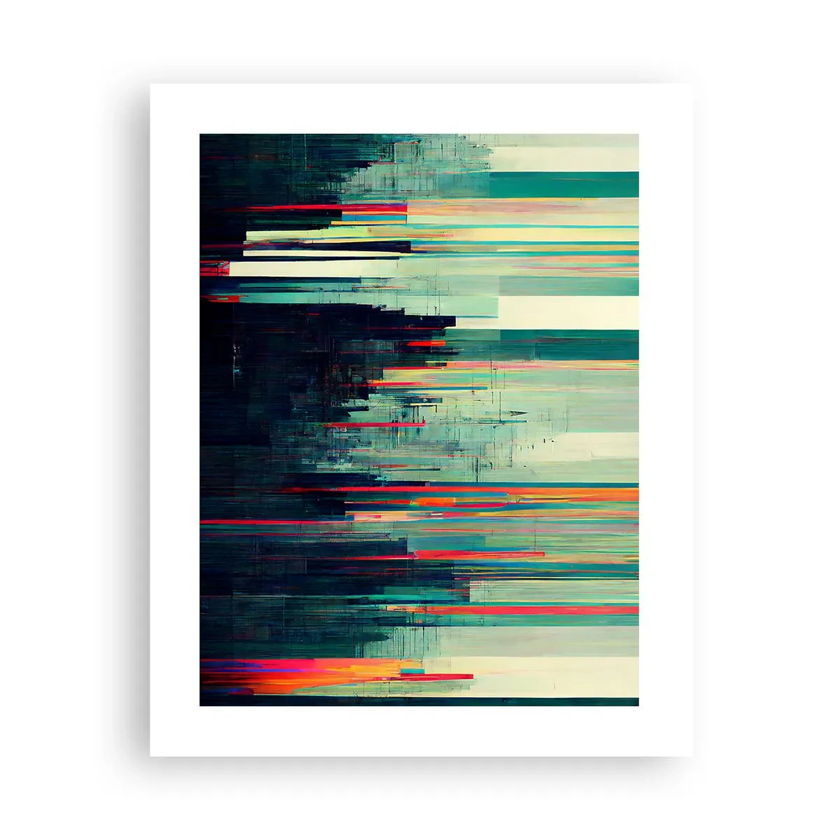 Poster - Futuristische Stadt - 40x50 cm