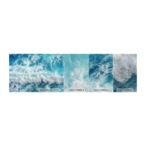 Fototapeten Muster Premium Sand - Freudig und springend - Meer, Meereswelle, Natur - 100x30 cm