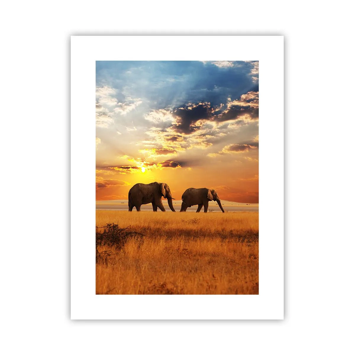 Poster - Familienspaziergang - 30x40 cm