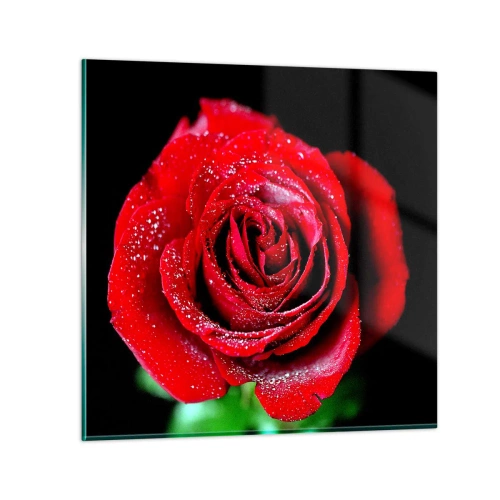 Glasbild - Bild auf glas - Das ist Liebe - 70x70 cm
