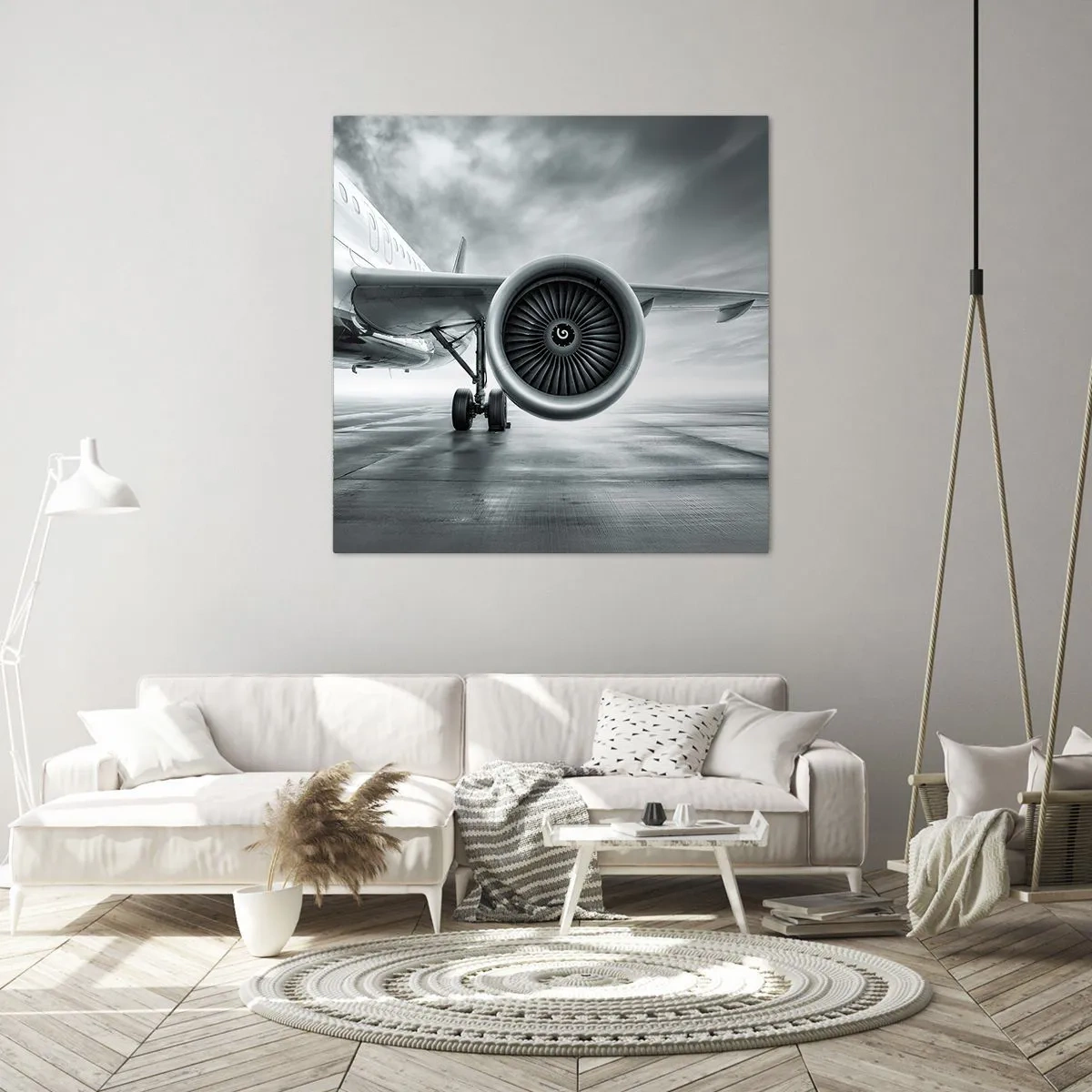 Bild auf Leinwand - Leinwandbild - Die Macht ist da! - 70x70 cm