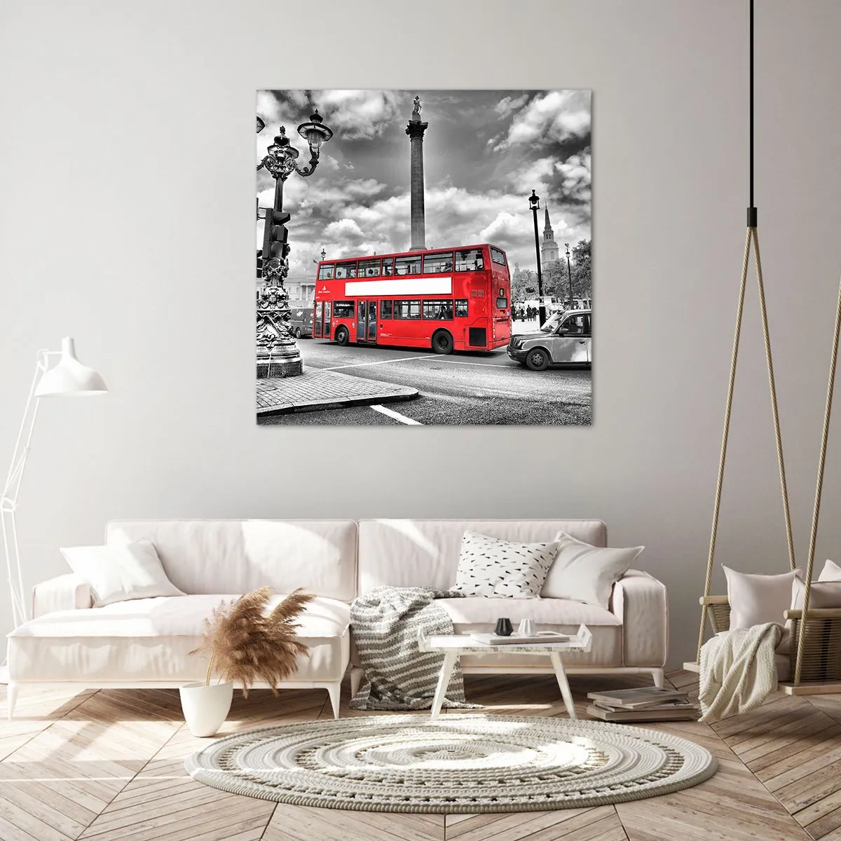 Bild auf Leinwand - Leinwandbild - Der wahre Blutkreislauf der Stadt - 40x40 cm