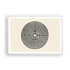 Poster in einem weißen Rahmen - Geheimnisvolle Ordnung - 100x70 cm