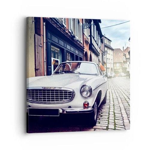 Bild auf Leinwand - Leinwandbild - Die Vergangenheit ist heute - 30x30 cm